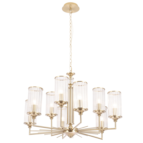 Люстра Crystal Lux GLORIA SP9 BRASS