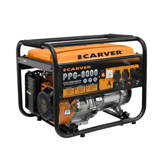Бензиновый генератор "CARVER" PPG-8000