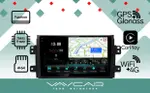 Магнитола для Suzuki SX4 2006-2014 - Vaycar VA75-0124-2K на Android 13, Быстрая, 2K QLED, CarPlay, 4G SIM-слот
