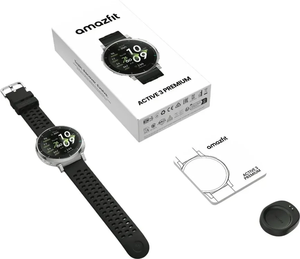 Умные часы Amazfit Active 3 Premium (A2559) Apex Silver