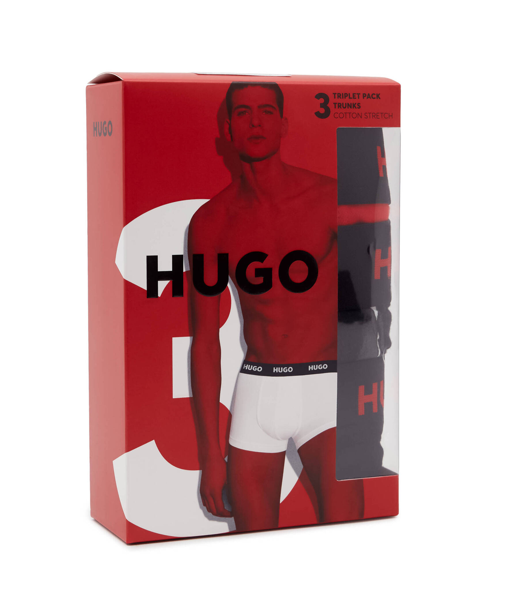 Трусики-боксеры 3шт. Hugo Bodywear - красный(50480170)