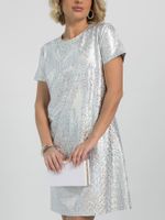 Платье Блеск (серебро) П16353-9М LT Collection