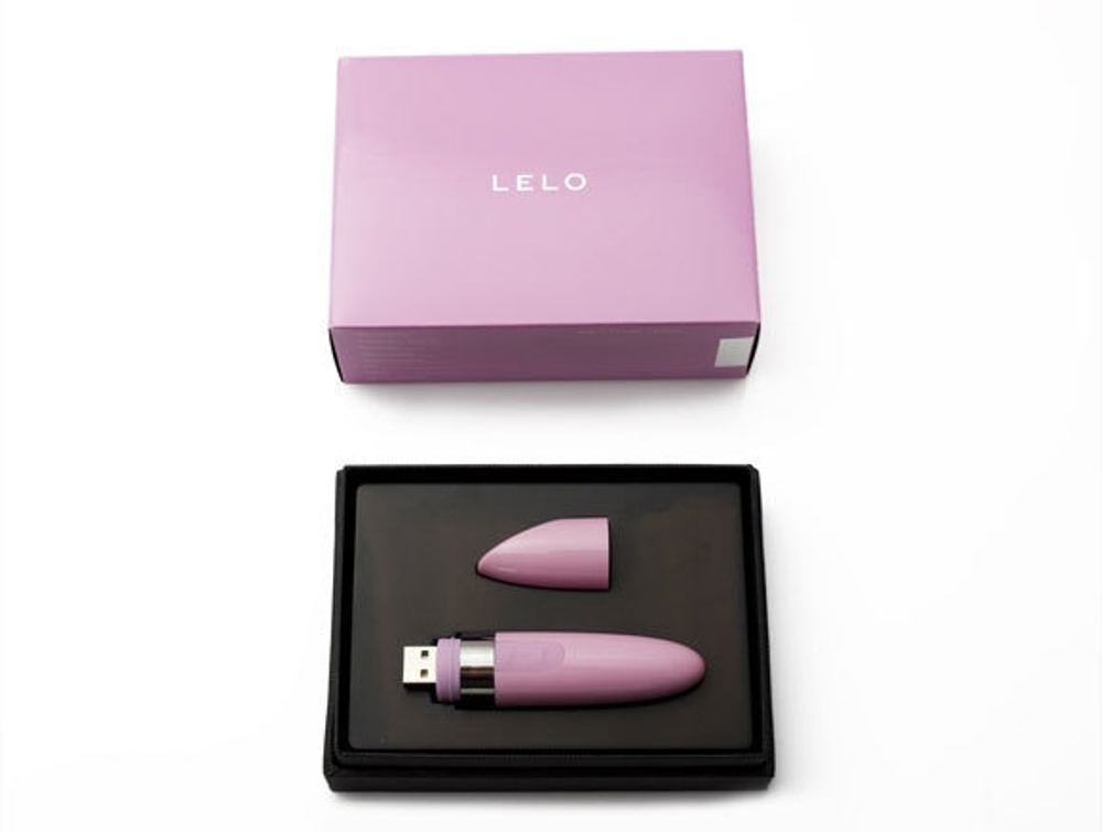 Лиловый вибратор Mia Petal Pink с зарядкой от USB (LELO)