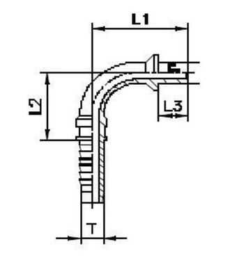 Фитинг DN 16 BEL (Ш) 18 (90)