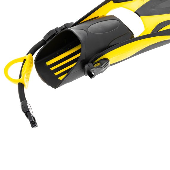 Ласты с открытой пяткой Marlin Scuba (Elastic Bungee Strap) желтые