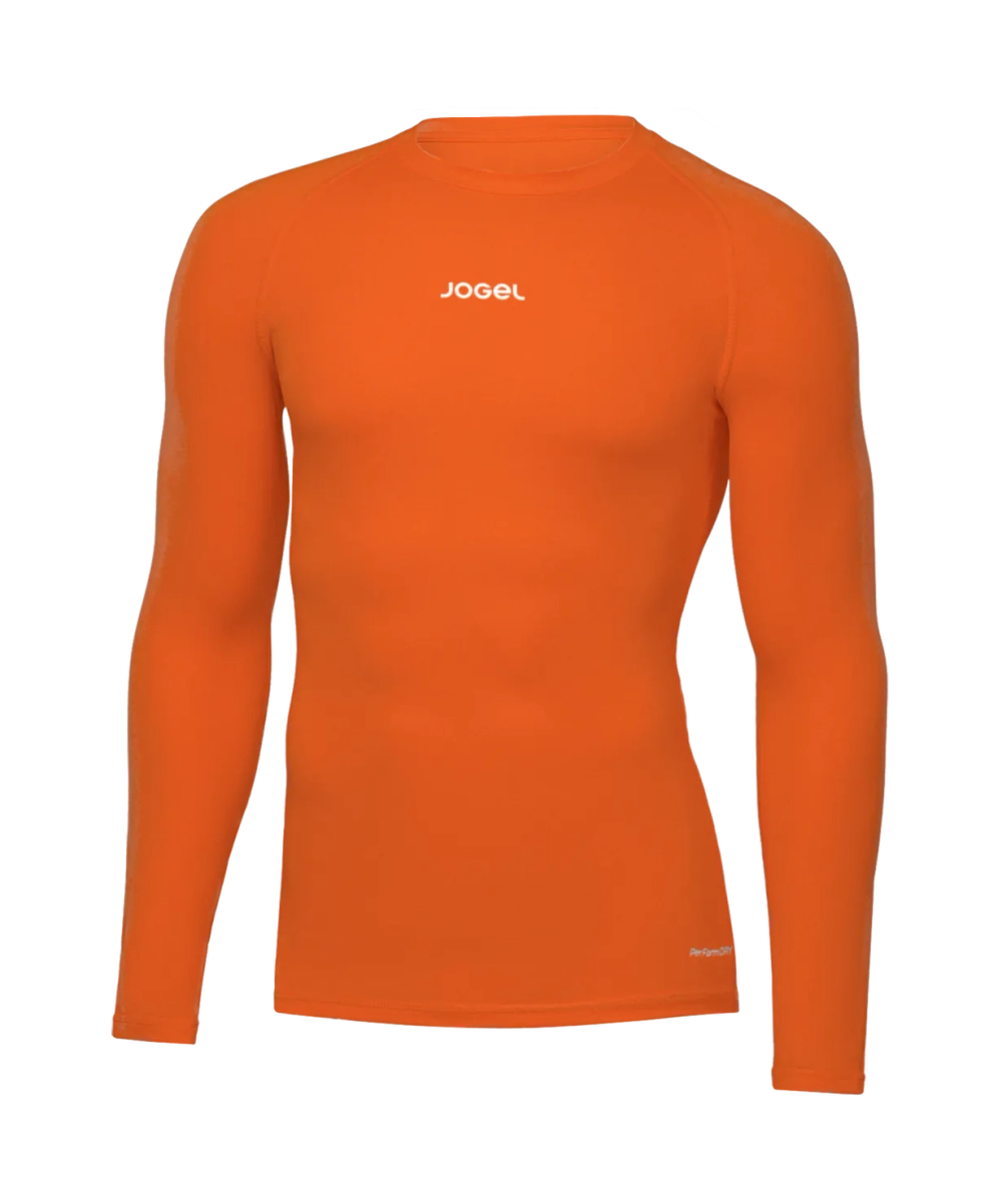 Футболка компрессионная с длинным рукавом Jogel CAMP 2 PerFormDRY Baselayer LS Tee, оранжевый D2