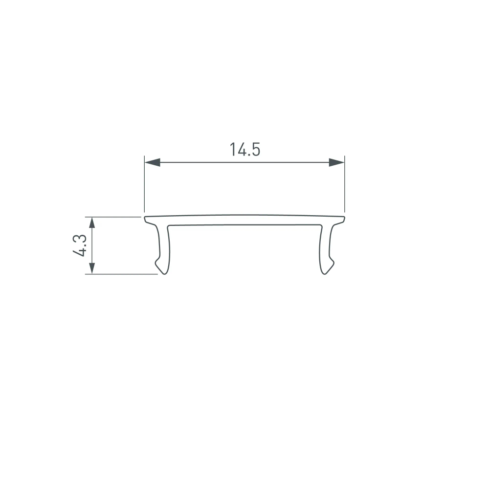 Экран SL-W15-3000 OPAL (Arlight, Пластик) 036034