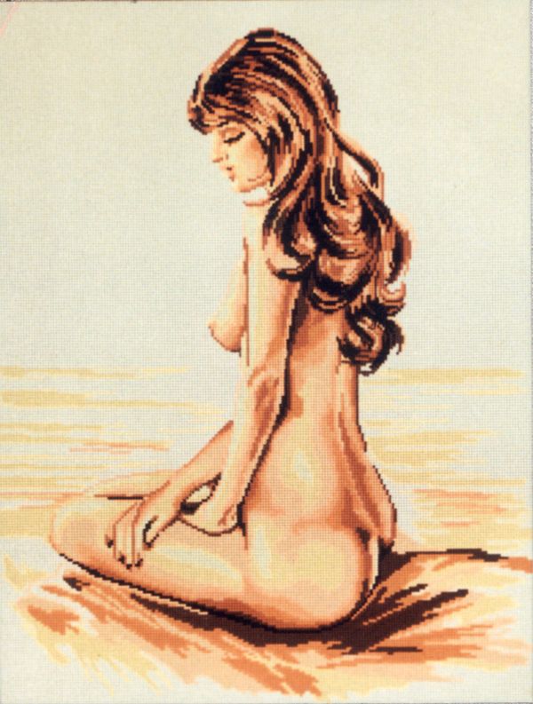 Рисунок для вышивания Soulos (канва жесткая), Девственница, 60х75 см
