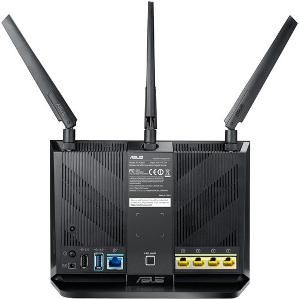 Роутер ASUS RT-AC86U 802.11ac 2.4/5ГГц 2917Mbps 4xGbLAN 2xUSB