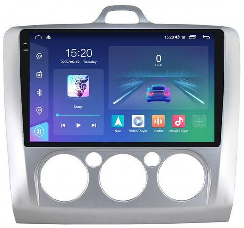 Магнитола для Ford Focus 2 2004-2011 (кондиционер) - Parafar PF695U2K на Android 13, Быстрая, QLED+2K, CarPlay, 4G SIM-слот