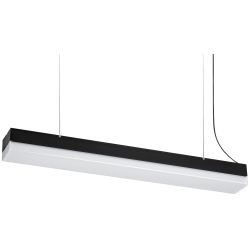 Линейный светодиодный светильник ЭРА SML-11-WB-65K-B24 24Вт 6500K 3000Лм 600x70x55 черный подвесной | Светильники линейные для ритейла