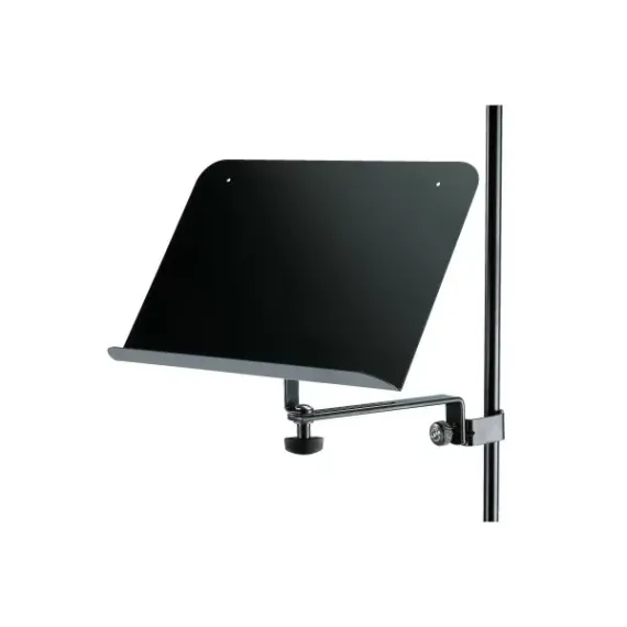 K&amp;M 11520-000-55 пюпитр на стойку или стол толщиной до 30 мм, размер 300x210x30 mm, настройка угла,
