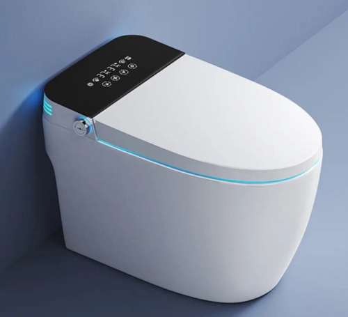 Унитаз напольный Ceruttispa ЭЦИО (EZIO) Smart CT11168 с дистанционным управлением (680x400x470)