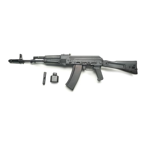Макет Автомата Калашникова ММГ АК-74М (пластиковый стационарный приклад б/пл.) ствол-болванка (ИЖ-184)