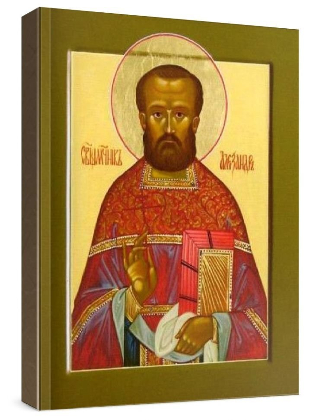 Александр Крылов (рукописная икона)