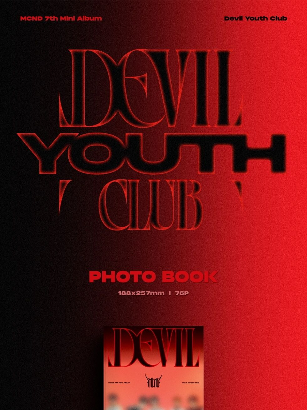 Альбом MCND - DEVIL YOUTH CLUB 7th Mini Album RNADOM Version