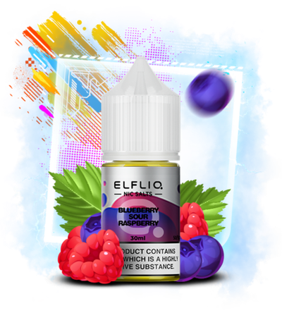 ElfLiq - Blueberry Sour Raspberry (5% nic, 30ml)