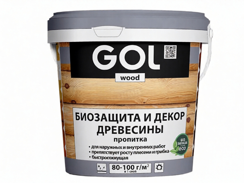 Wd.232-0,5-0,9 (GOLwood) Пропитка для дерева 0,9кг AQUA ВИШНЯ
