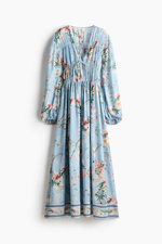 Платье с принтом и шнурками - H&M