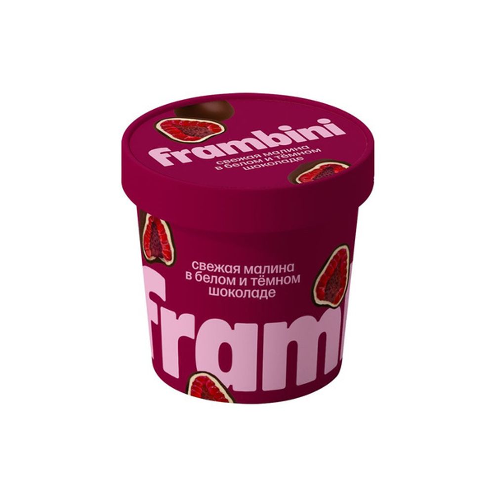 Фрамбини Малина в белом и темном.шок.130гр