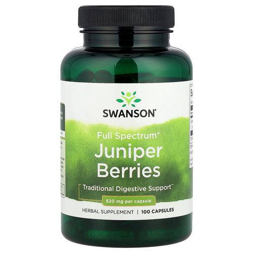 Swanson Vitamins, Full Spectrum® ягоды можжевельника, 520 мг, 100 капсул