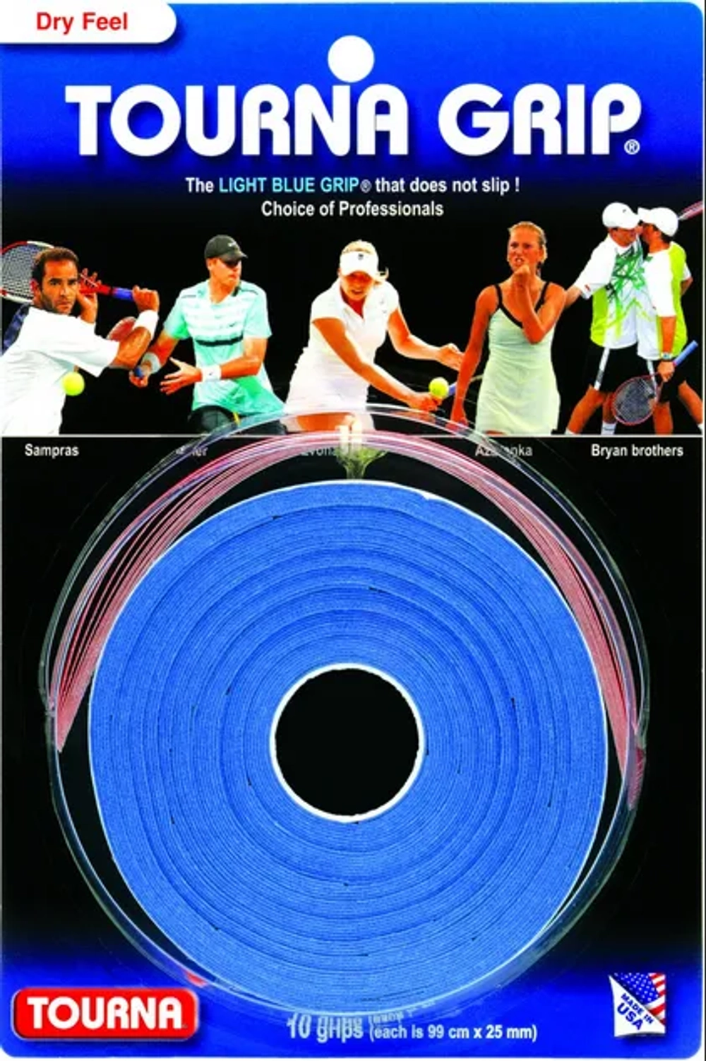Теннисные намотки Tourna Grip Dry Feel 10P