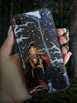 Чехол на iPhone Xr с принтом