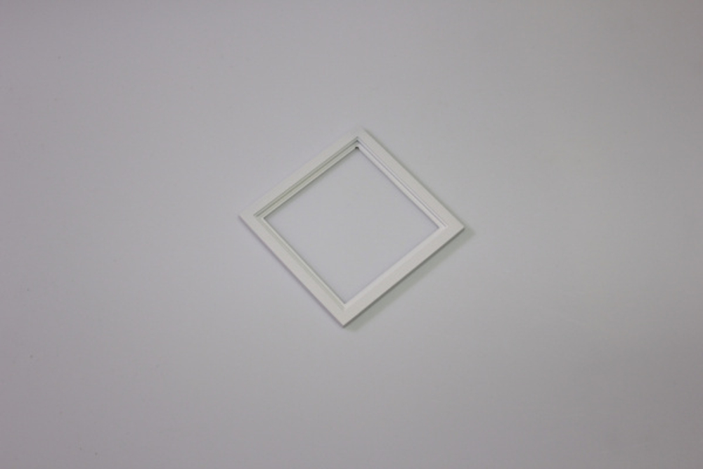 Декоративная одинарная рамка (белая) под светильник серии SQUARE-IN-01