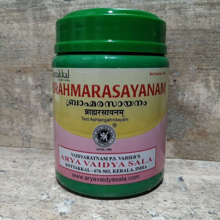 Травяной джем Arya Vaidya Sala Kottakkal Brahmarasayanam Брахмарасаянам, 500 г