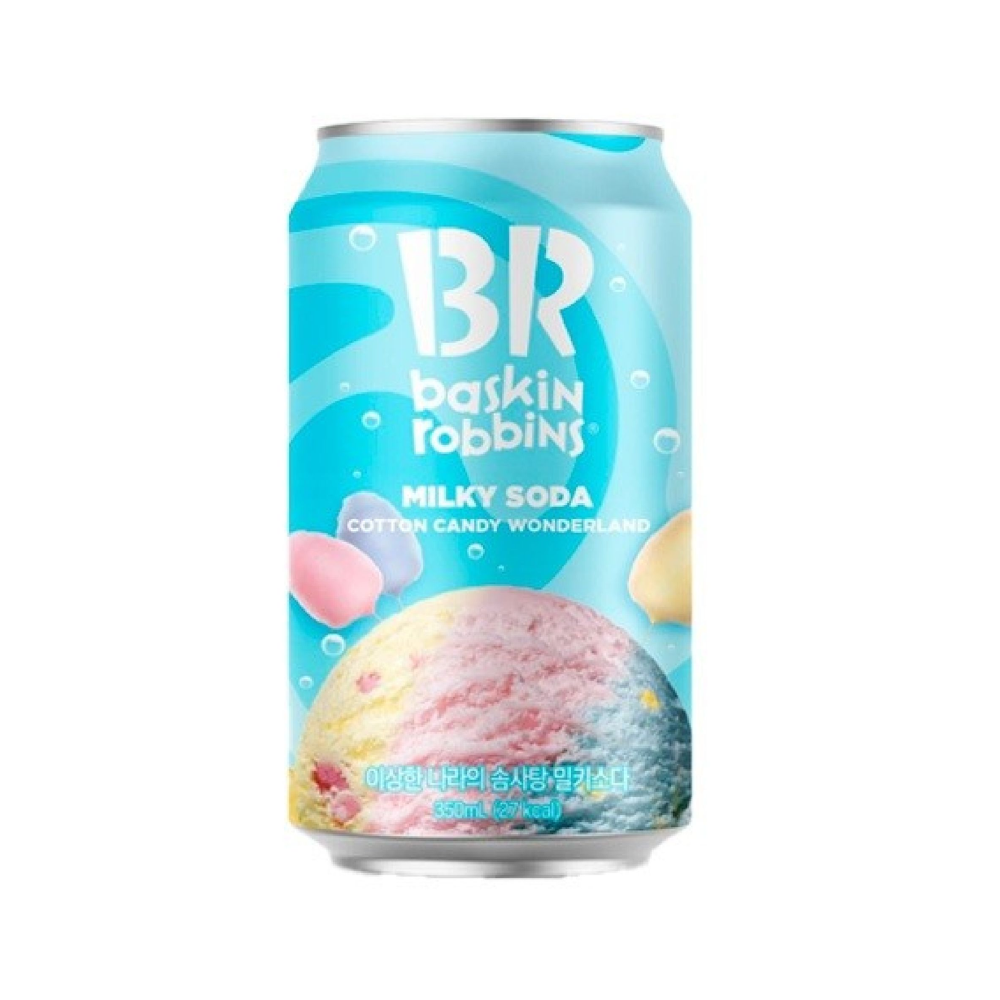 Молочная газировка BR Baskin Robbins Сахарная вата 350 мл