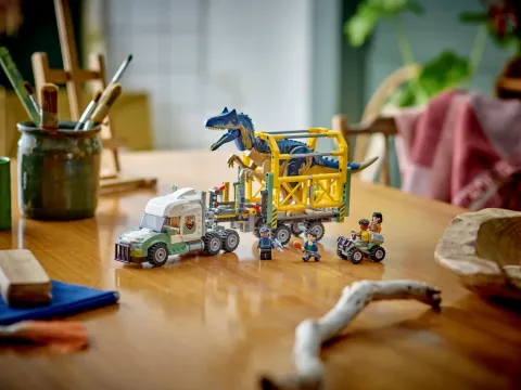 Конструктор LEGO Jurassic World 76966 Миссии динозавров: Транспортный грузовик Аллозавра