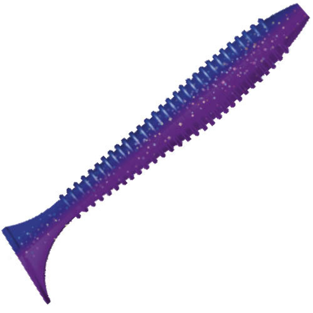 Приманка ZUB-SWING 140мм(5,5")-5шт, (Цвет 408) синий верх - розовый низ