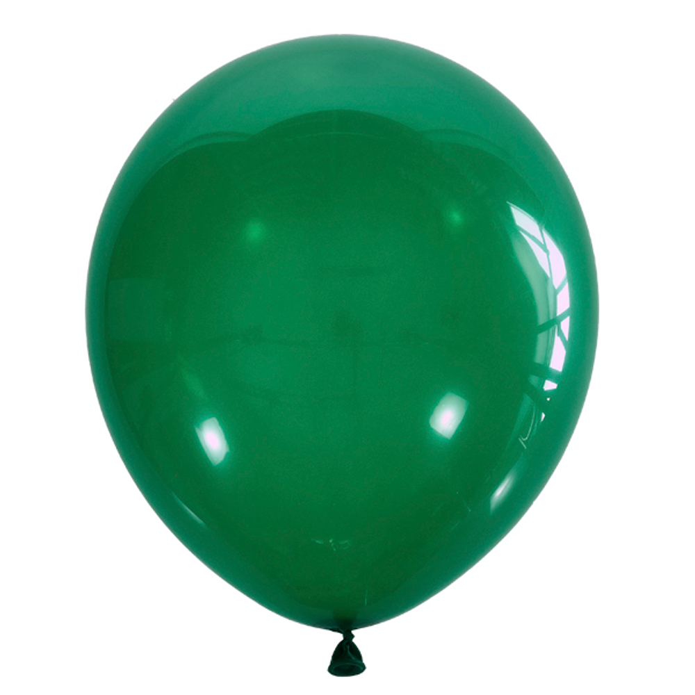Воздушные шары с гелием и обработкой Декоратор EMERALD GREEN Изумрудно-зеленый 055 12"/30 см