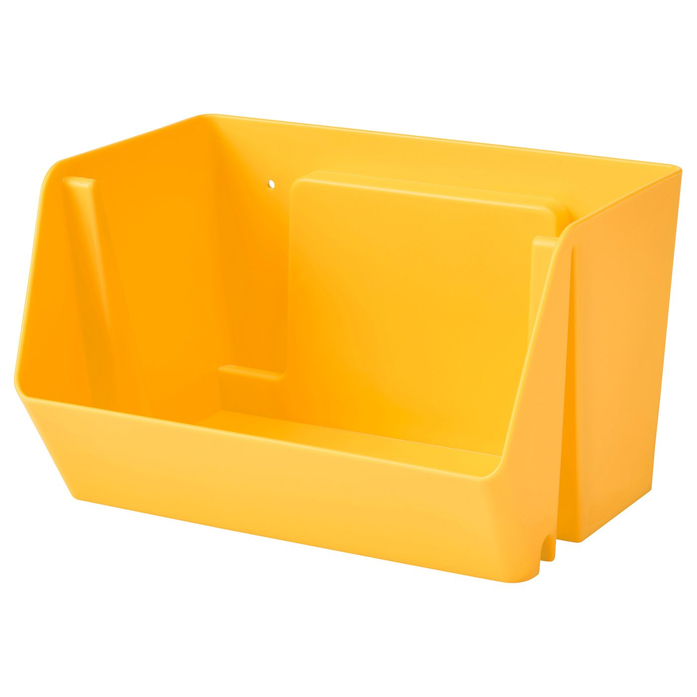 IKEA FODERTRÅG  (ИКЕА ФОДЕРТРОГ)  -  Органайзер для стола/стены - ярко-желтый 25x18x15 см