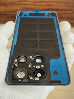 Задняя крышка ORIGINAL для Xiaomi 14T Pro 2407FPN8EG - ( заднее стекло ) цвет: Голубой / Titan Blue