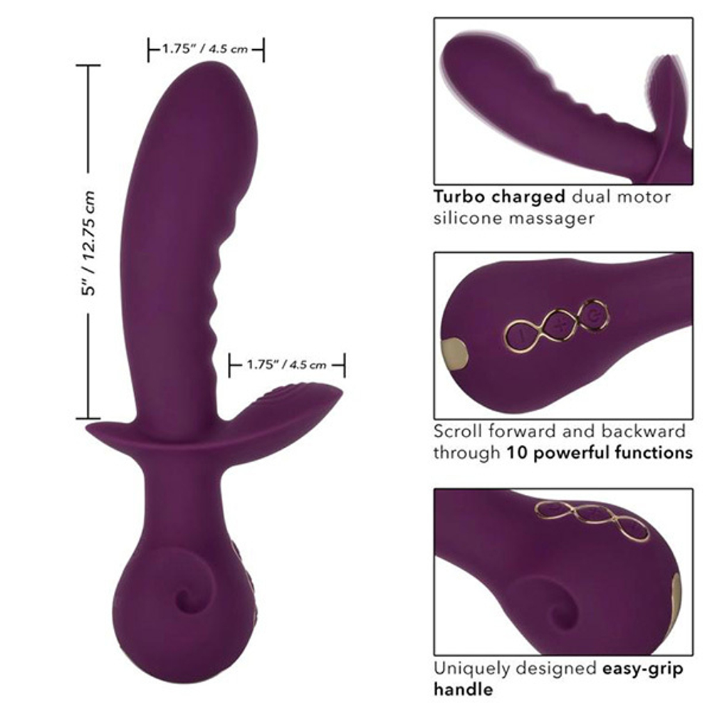 Фиолетовый универсальный вибратор 22,25см California Exotic Novelties Lover SE-4385-10-3