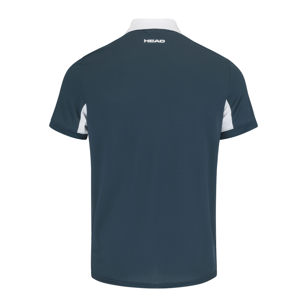 Мужское теннисное поло HEAD Slice Polo Men - Dark Blue, White