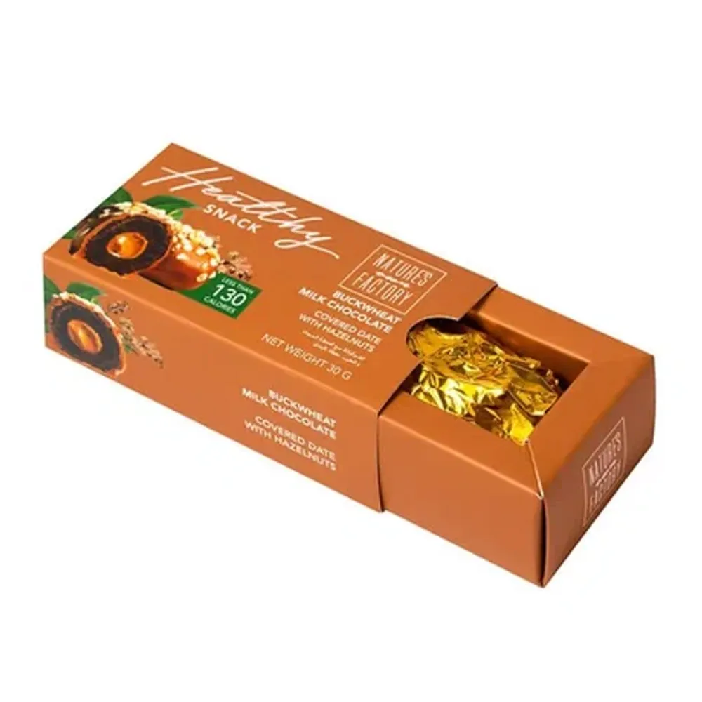 Финик Nature's own factory в молочном шоколаде с фундуком 30гр