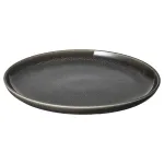 Тарелка IKEA GLADELIG (ГЛАДЕЛИГ), Темно-серый, 20 см