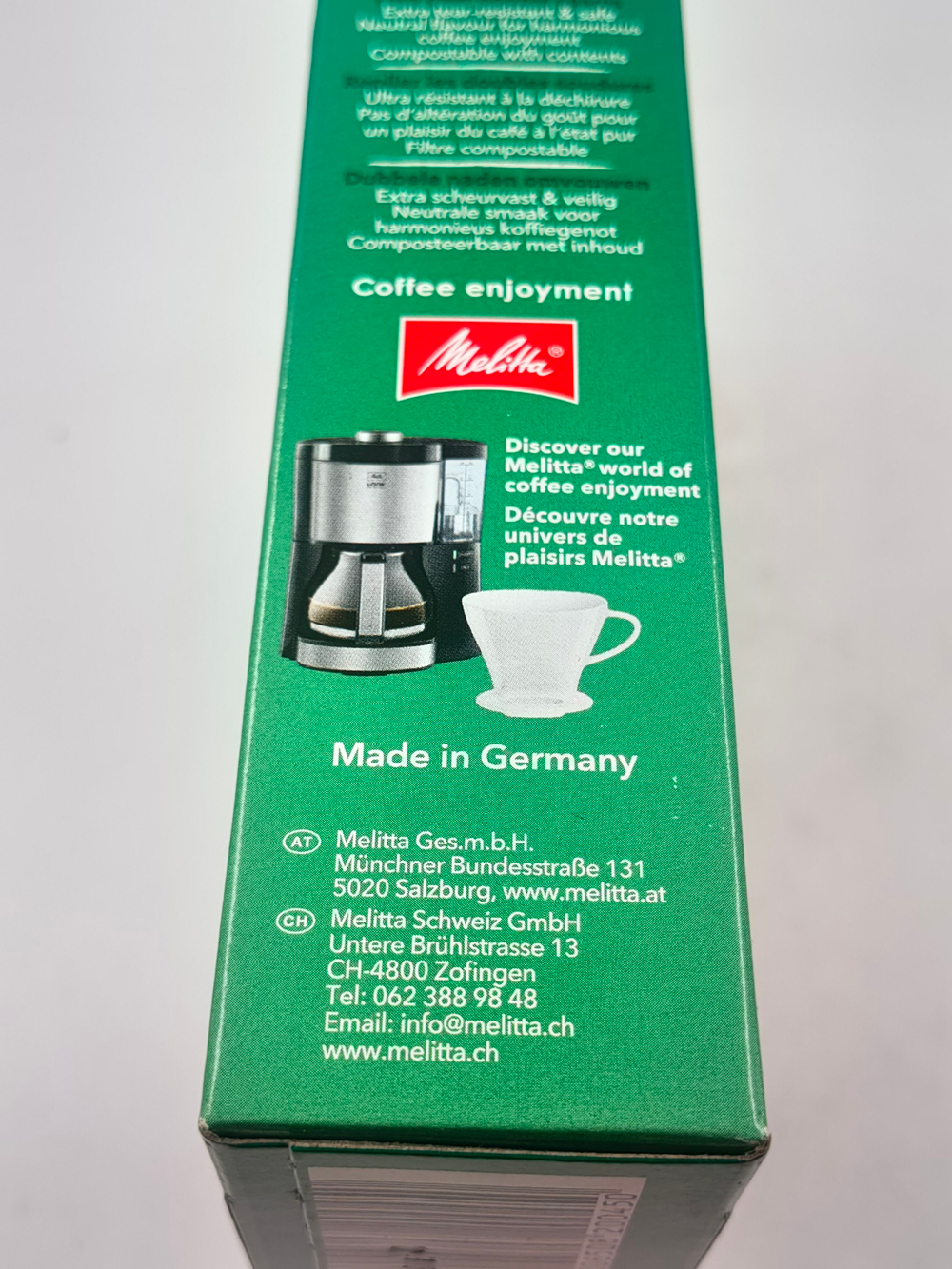 Melitta Фильтры для кофе 1х4 Original 80 шт. (Из Финляндии)