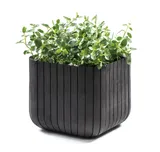Кашпо Куб L (Keter сube planter L) антрацит — фото 3