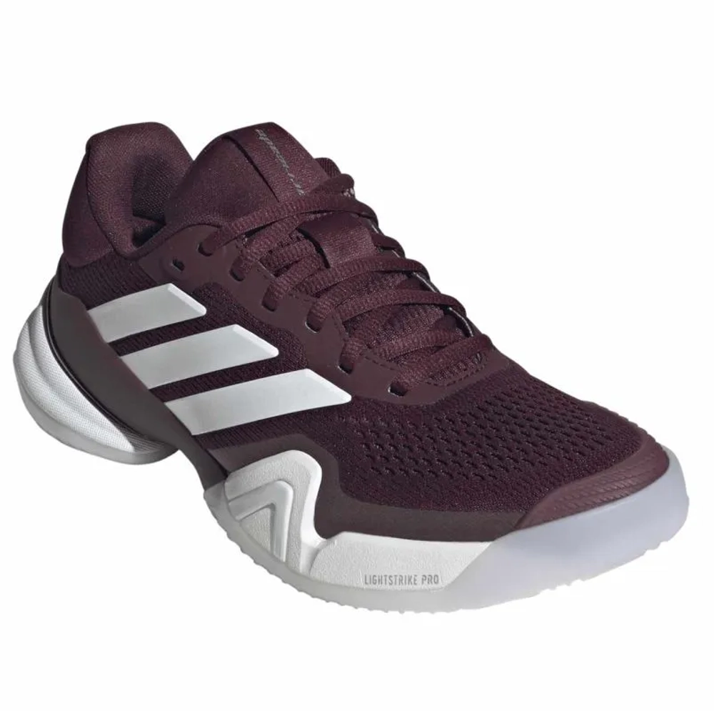 Женские теннисные кроссовки Adidas Barricade 14 W - maroon/cloud white/cloud white