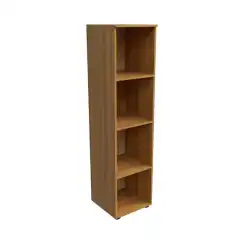 Шкаф узкий низкий открытый ЛФ231 400х406х1610, орех