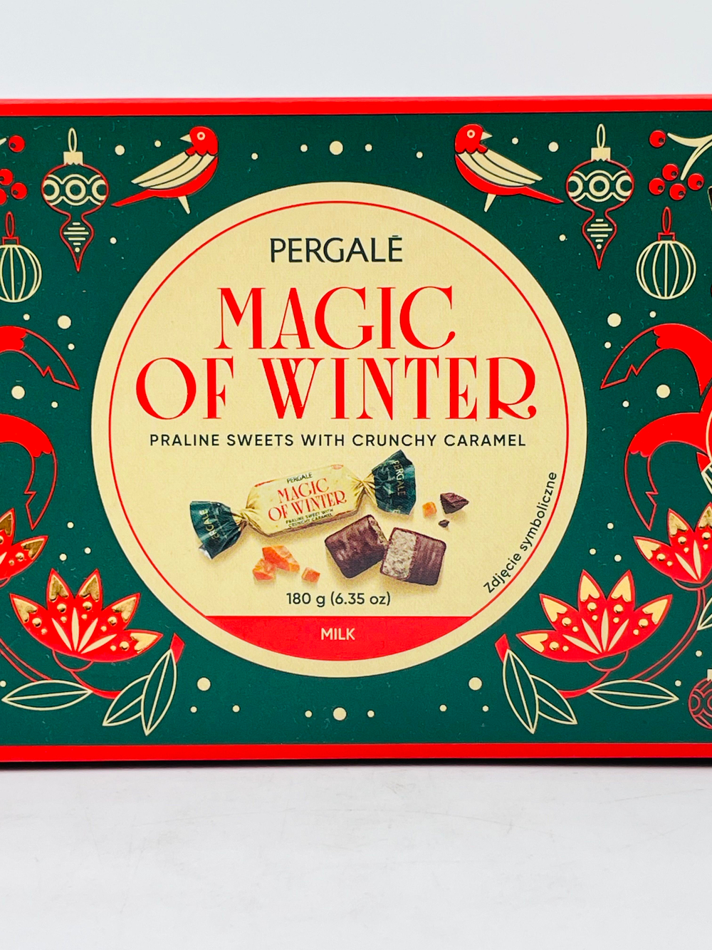 Pergale Конфеты MAGIC OF WINTER с хрустящей карамелью в молочном шоколаде, 180 г