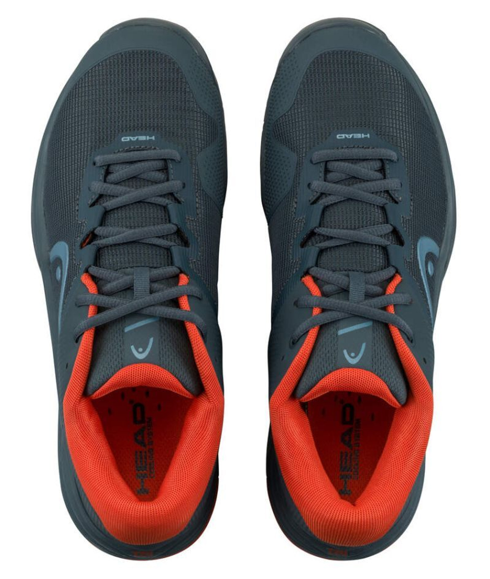 Мужские теннисные кроссовки Head Revolt Evo 2.0 - dark grey/orange