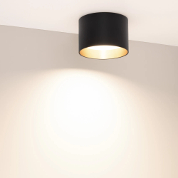 Светильник SP-BISCOTTO-R120-12W Warm3300-MIX (BK-GD, 80 deg, 230V) (Arlight, IP54 Металл, 5 лет) 055026