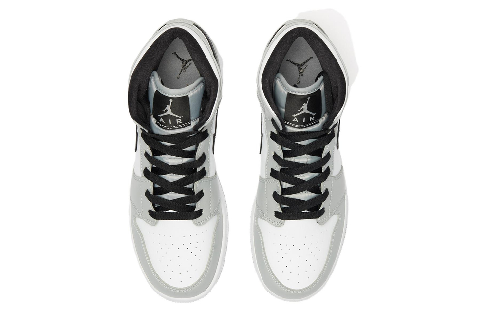 Jordan 1 Mid Light Smoke Grey GS