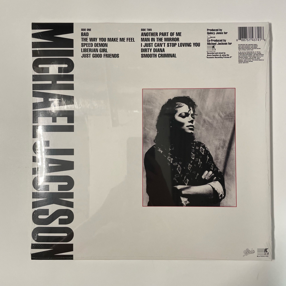 Виниловая пластинка LP Michael Jackson Bad (Европейский Союз)