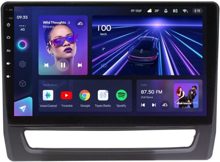 Магнитола для Mitsubishi ASX 2020+ (ШГУ 8", рамка тип 1) - Teyes CC3L монитор 10" IPS на Android 10, CarPlay, 4G SIM-слот