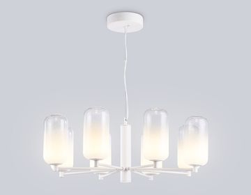Подвесная светодиодная люстра 28W 3000K LH11109 белый High Light Modern Ambrella
